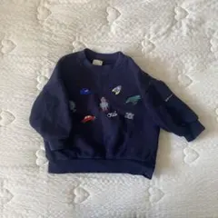 petit main ネイビー トレーナー 80cm