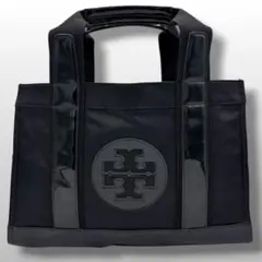 美品　TORY BURCH トリーバーチ　トートバッグ　ナイロン 黒　ブラックのサムネイル