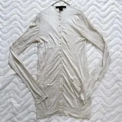 MARC JACOBS カーディガン シルク100% ベージュ XS 薄手のサムネイル