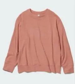 ソフトニットフリースクルーネックT