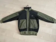 adidas フリースジャケット オリーブグリーン