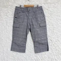 BOYCOTT ボイコット クロップドカーゴパンツ グレンチェック 日本製 1⁠のサムネイル