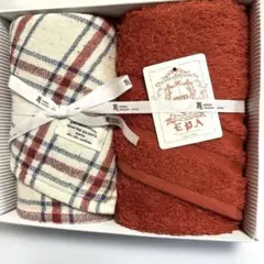 【新品未使用】今治タオル　オーガニックコットン フェイスタオル 2枚セット