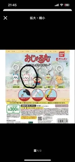 おじゃる丸　めじるしアクセサリー