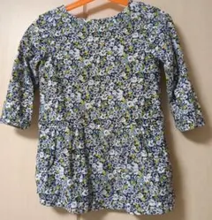 baby Gap 95 女の子 花柄 コーデュロイ ワンピース 冬