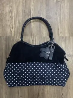 Bad Blue トートバッグ 新品未使用　ドット　ブラウン　badblue 新品未使用 BadBlue ブラウン ドット トートバッグ バッドブルー /h7