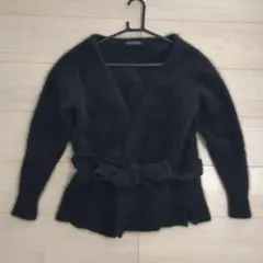 closet story ブラックカーディガン ウエストリボン付き　新品未使用