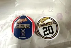 ダイヤのA 御幸沢村　缶バッジ