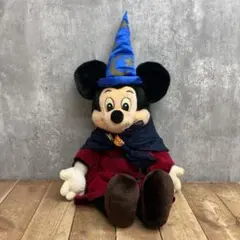 ぬ 【希少・ヴィンテージ】ファンタジア 魔法使いの弟子 ミッキーマウス ぬいぐる