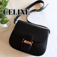 オールドセリーヌ ヴィンテージ レザー ショルダーバッグ 鞄 レディース メンズ