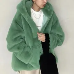 sea room lynn ボアジャケット フード