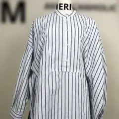 アメリカンホリック xxxHOLiC 【M】青と白のストライプ 長袖シャツA18
