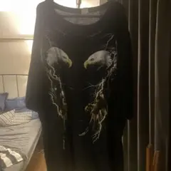 アニマル Tシャツ ハクトウワシ 稲妻 鉤爪 鳥 ライトニン