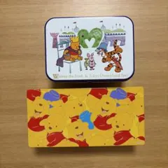 くまのプーさん 空き缶 2個セット