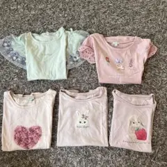 anyFAM ガールズ Tシャツ 5枚セット 140cmのサムネイル