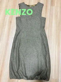 KENZOウールノースリーブ ワンピースサイズ38のサムネイル