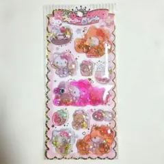 正規品 キラキラ ウォーターインシール キティ サンリオ クラックス