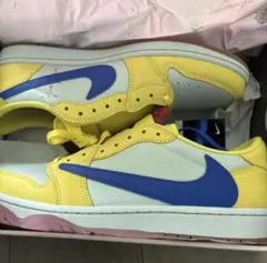 Travis Scott × Nike AJ1 Low"Canary"値段交渉有のサムネイル