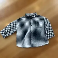 Cottoli チェック柄 長袖シャツ 100cm