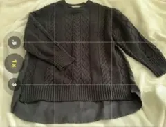 ★TORRAZZO DONNA★トラッゾドンナ★異素材長袖ロングセーター