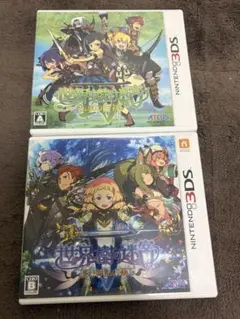 3DS 世界樹の迷宮 Ⅳ ＆ Ⅴ セット - メルカリ