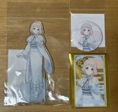 葛城リーリヤ晴れ着アクリルスタンドブロマイド　バッジ　学園アイドルマスター学マス