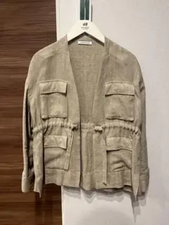 セットアップ出品！CURRANTAGE ノーカラージャケット ベージュ