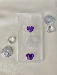 iPhone11Proケース　太陽とハート