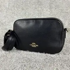 極美品 コーチ 2way カメラバッグ ショルダーバッグ レザー チェーン