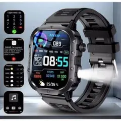 【新品/未使用】LAXASFIT スマートウォッチ H12　2.01インチ大画面