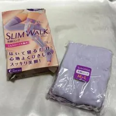SLIM WALK スリムウォーク 美脚ロング M-L 着圧ソックス
