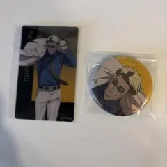 呪術廻戦　アニメーション呪術廻戦展　クリアカード　缶バッジ　セット　七海建人