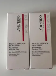 SHISEIDO エッセンススキングロウファンデ　220 Linen 5ml2本