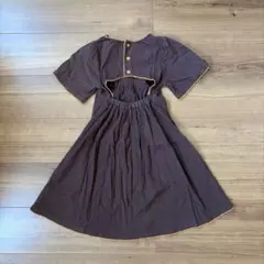 土日限定お値下げ中！女の子　キッズ　背中開きワンピース　120