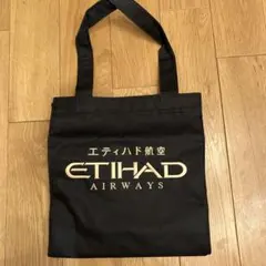 エティハド航空ETIHAD AIRWAYS トートバッグ 黒