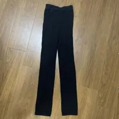 ユニクロ 極暖ヒートテック ボアレギンス 150㎝ 黒　UNIQLO