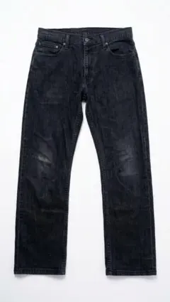 ​Levi's リーバイス514 ブラックデニム W34 L32 ストレート 黒