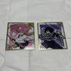 鬼滅の刃 アニプレックスオンラインくじ F賞 クリア色紙 甘露寺蜜璃 伊黒小芭内