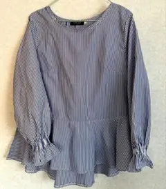 VOGUE Collection ストライプ長袖シャツ