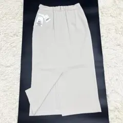 新品✨24ss アンタイトル フルダルサテンマキシロングスカート グレージュ 秋