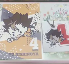 ハイキュー　西谷　ポストカード　アクリルキーホルダー