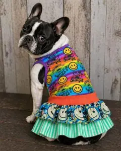 犬服ハンドメイド【ちゃんかくサロペットスカート】 - メルカリ