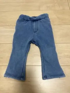 SLAP SLIP デニム風パンツ　中ボア　90