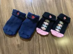 POLObaby  ベビー靴下 2足セット　7〜9cm