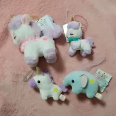 ユニコーンのコニー♥️ポケットどうぶつえん♥️ゆめかわマスコット