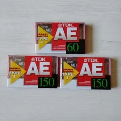 TDK AE 60分 カセットテープ 4本セット - メルカリ