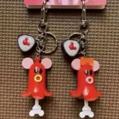 ディズニー　ミッキー&ミニータコさんウィンナーキーチェーンセット