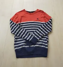 BURBERRY BLACK LABEL☆長袖ニットセーターМ