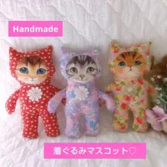 ④着ぐるみマスコット♡着ぐるみブローチ　コヤンイサムチョン　ネコちゃん