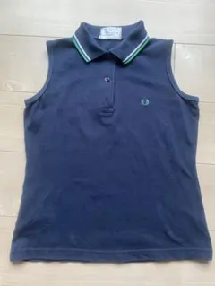FRED PERRY ノースリーブ ポロシャツ ネイビーのサムネイル